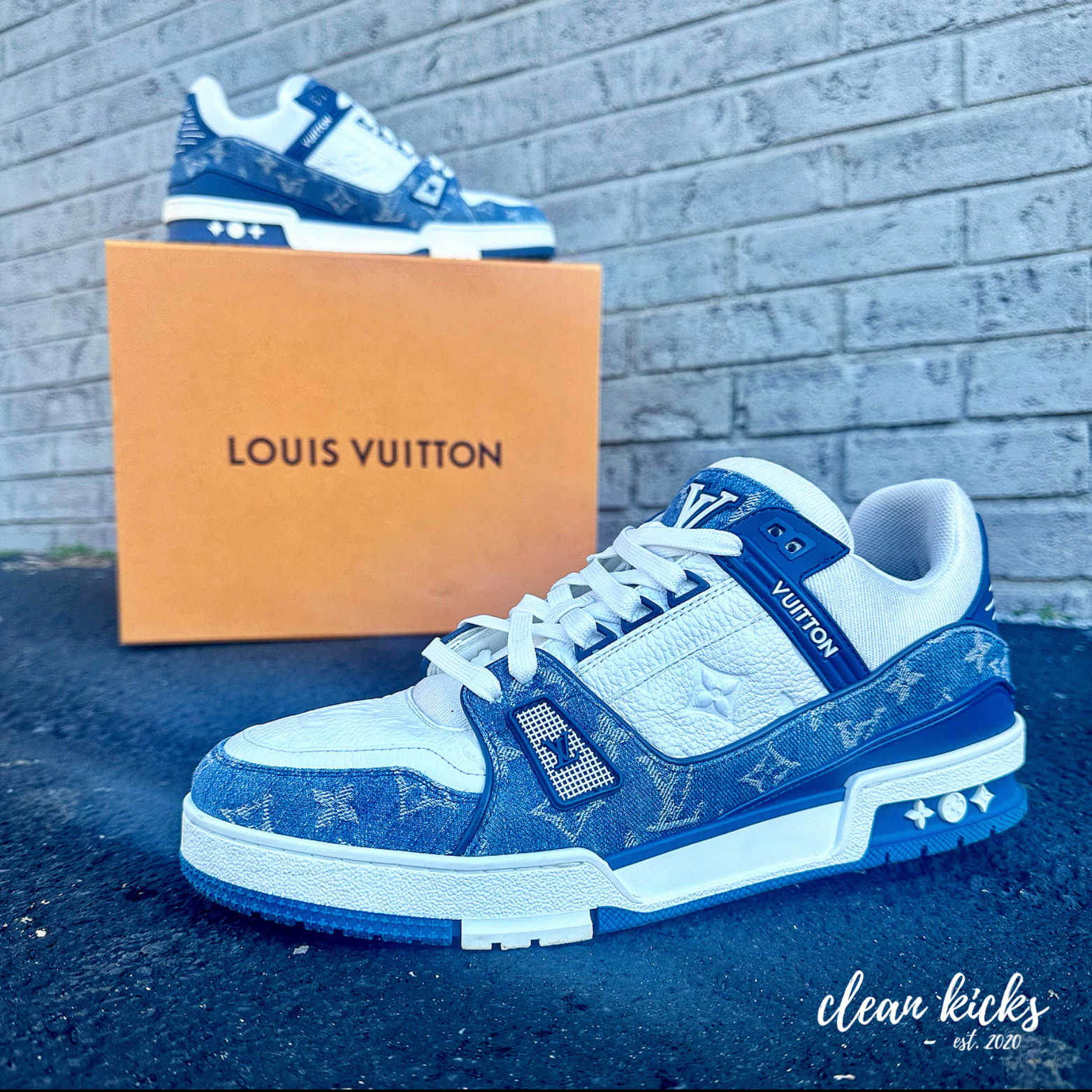 Louis Vuitton LV Trainer Monogram Denim: Buy It Here